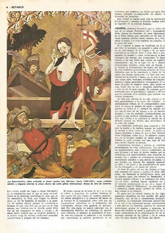 LAMINA MONITOR 0606: La Resurreccion, por Luis Borrassa