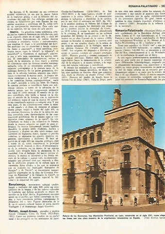 LAMINA MONITOR 0601: Palacio de los Guzmanes, Leon