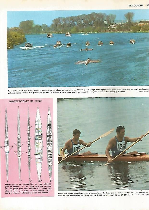 LAMINA MONITOR 0597: Regata entre Oxford y Cambridge