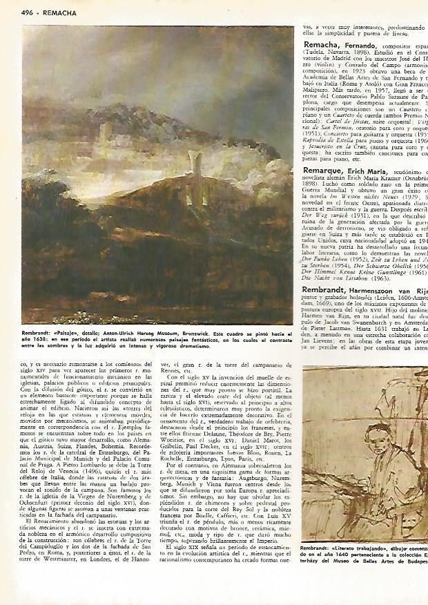 LAMINA MONITOR 0596: Paisaje, por Rembrandt