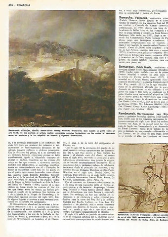 LAMINA MONITOR 0596: Paisaje, por Rembrandt