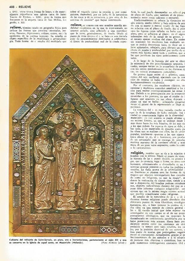 LAMINA MONITOR 0593: Relicario de Saint Servais