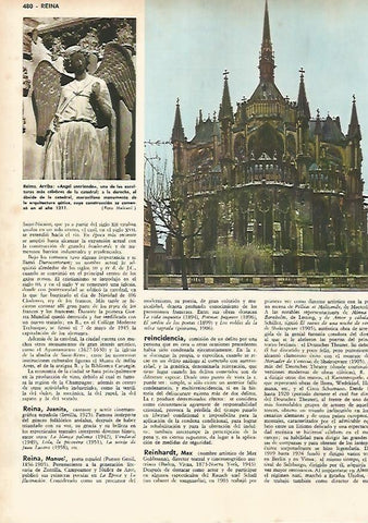 LAMINA MONITOR 0592: Abside de la catedral de Reims