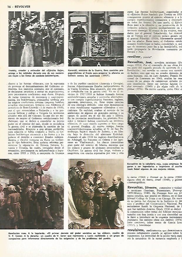 LAMINA MONITOR 0610: Trotsky, Kerenski y revolucion rusa