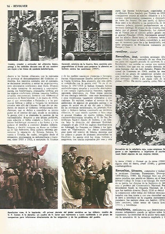 LAMINA MONITOR 0610: Trotsky, Kerenski y revolucion rusa
