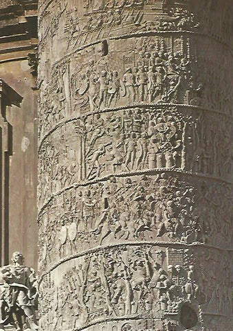 LAMINA MONITOR 0628: Detalle de la Columna Trajana en Roma