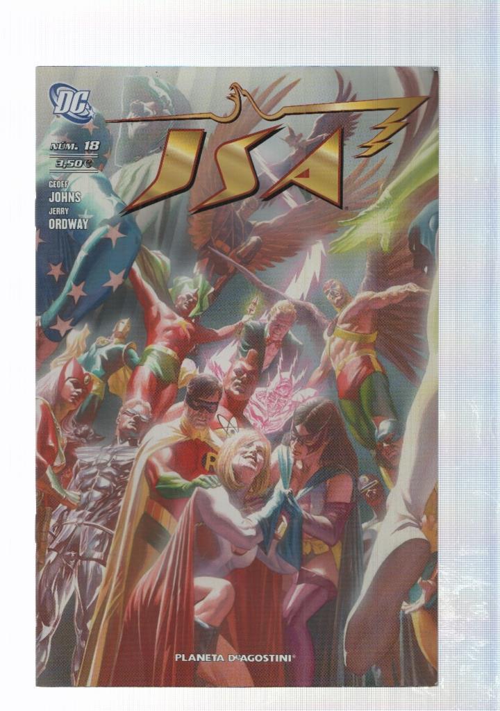 DC, Planeta: JSA num 18 (ago 2009) - Tierra dos parte 1: edad de oro. Geoff Johns