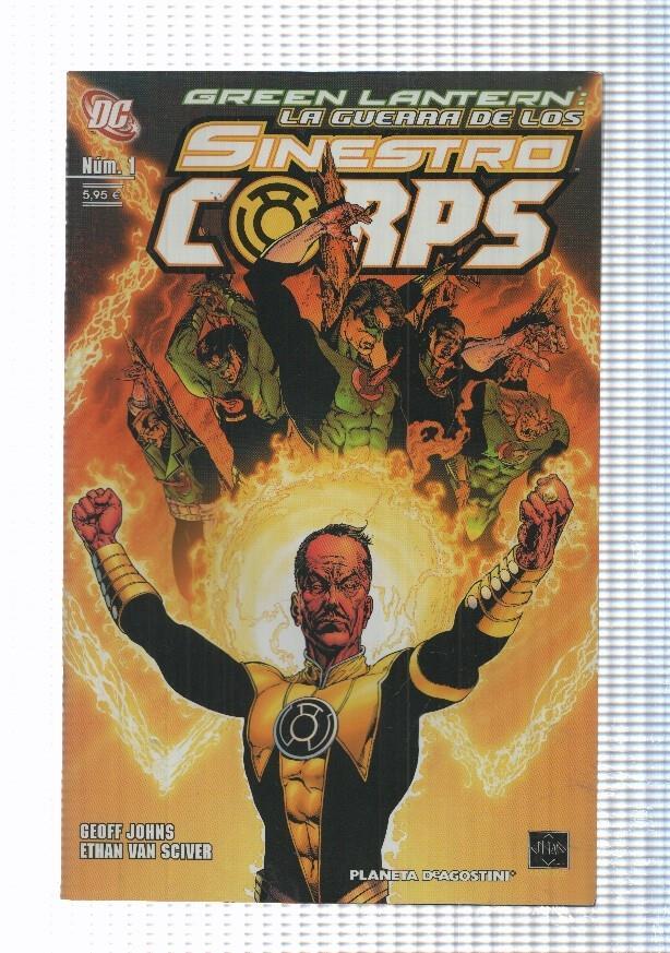 DC, Green Lanter: num 1 de La Guerra de los Siniestro Corps. Geoff Johns