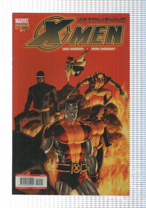 Marvel, Panini: Astonishing X-Men num 01 año II - Desgarrada. Joss Whedon, Cassaday