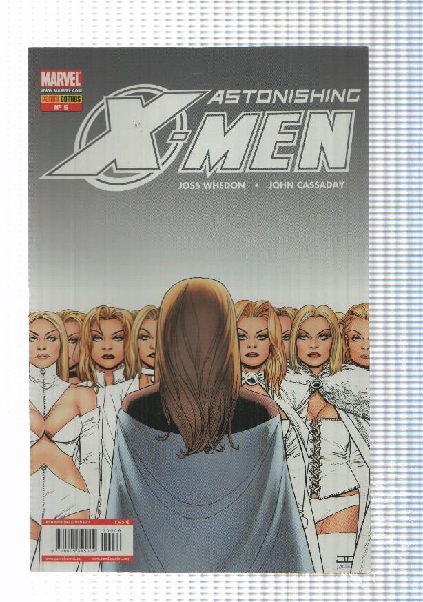 Marvel, Panini: Astonishing X-Men num 06 año II - Desgarrada parte 6. Joss Whedon, Cassaday