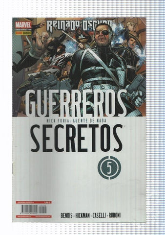 Marvel, Panini: Guerreros Secretos num 5 (2010). Nick Furia: Agente de Nada. Reinado Oscuro