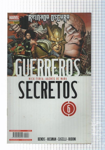 Marvel, Panini: Guerreros Secretos num 6 (2010). Nick Furia: Agente de Nada. Reinado Oscuro
