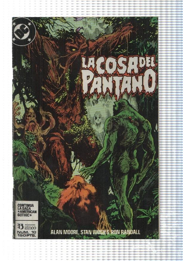 Zinco, DC: La Cosa del Pantano num 10 - La hora de los cuervos. Alan Moore