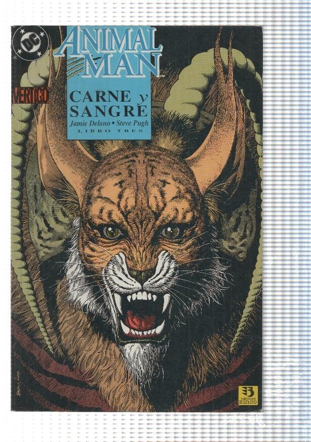 Zinco: Animal Man libro 3 de Carne y Sangre. Jamie Delano - Steve Pugh