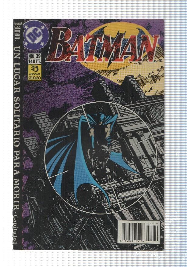 Dc, Zinco: batman num 39 - Un lugar solitario para dormir capitulo 1. Wolfman, Perez