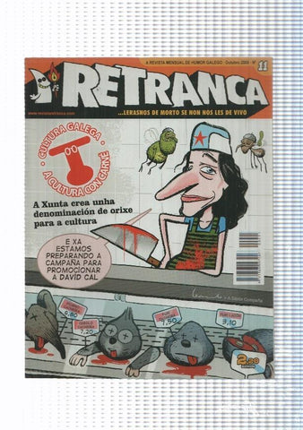 Revista Retranca: num 11 (oct 2008). Revista mensual de humor galego