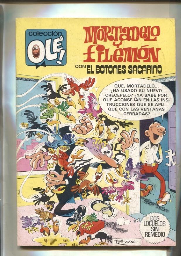 Coleccion Ole numero 239: Mortadelo y Filemon: Dos locuelos sin remedio + El Botones Sacarino
