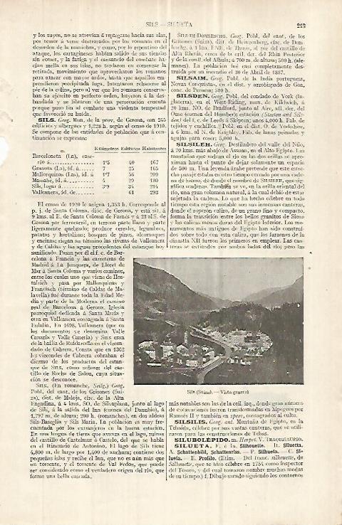 LAMINA ESPASA 33005: Vista de Sils, Suiza