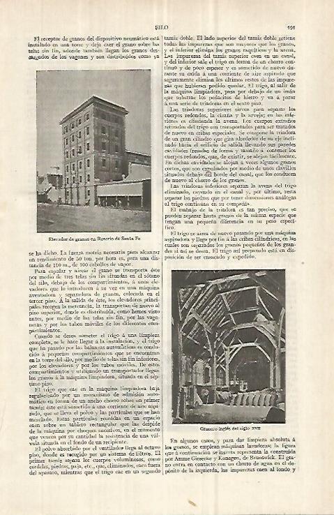 LAMINA ESPASA 33002: Elevador de granos en Rosario de Santa Fe