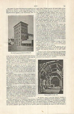 LAMINA ESPASA 33002: Elevador de granos en Rosario de Santa Fe