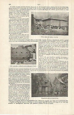 LAMINA ESPASA 33001: Silo de Nigeria y graneros de padi 