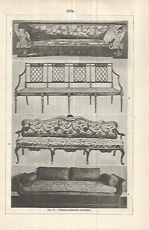 LAMINA ESPASA 33020: Tipos de sofa