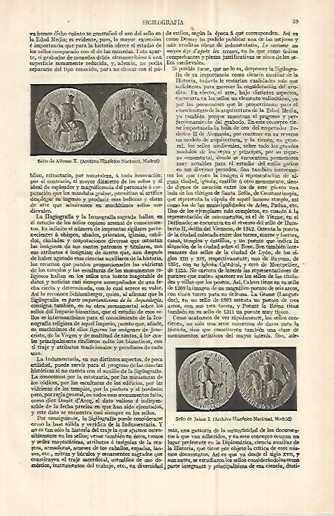 LAMINA ESPASA 32979: Sello de Alfonso X
