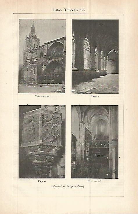 LAMINA ESPASA 32938: Catedral de Burgo de Osma