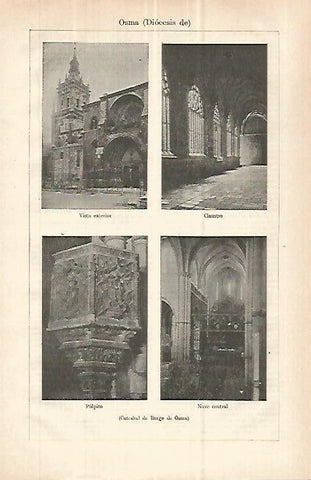 LAMINA ESPASA 32938: Catedral de Burgo de Osma