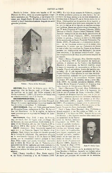 LAMINA ESPASA 32920: Torre de los Moncada en Orthez, Francia