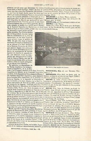 LAMINA ESPASA 32961: La Osura y San Andres de Linares, Asturias