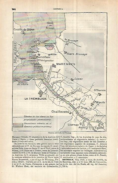 LAMINA ESPASA 32952: Mapa de la cuenca del Saudre