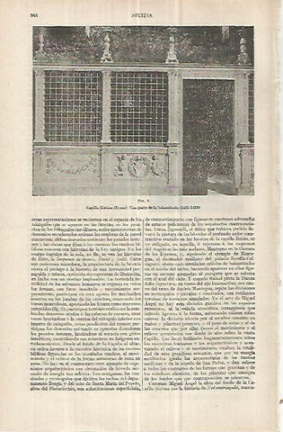 LAMINA ESPASA 33113: Balaustrada de la Capilla Sixtina