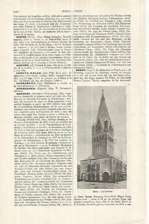 LAMINA ESPASA 33145: Catedral de Soest, Alemania