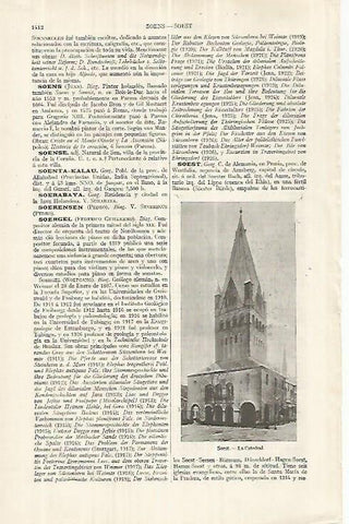 LAMINA ESPASA 33145: Catedral de Soest, Alemania