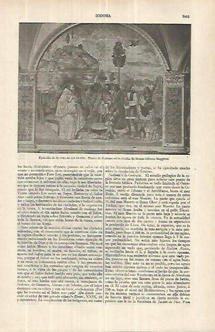 LAMINA ESPASA 33142: Episodio de  la vida de San Benito, fresco de la abadia de Monte Oliveto Maggiore