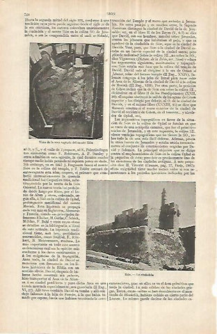 LAMINA ESPASA 33068: Roca sagrada  y ciudadela de Sion, Libano