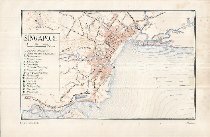 LAMINA ESPASA 33061: Plano de Singapur