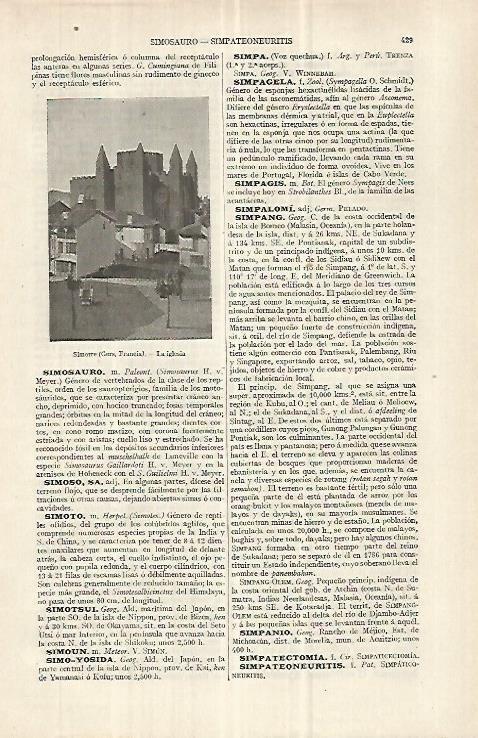 LAMINA ESPASA 33045: Iglesia de Simorre, Francia