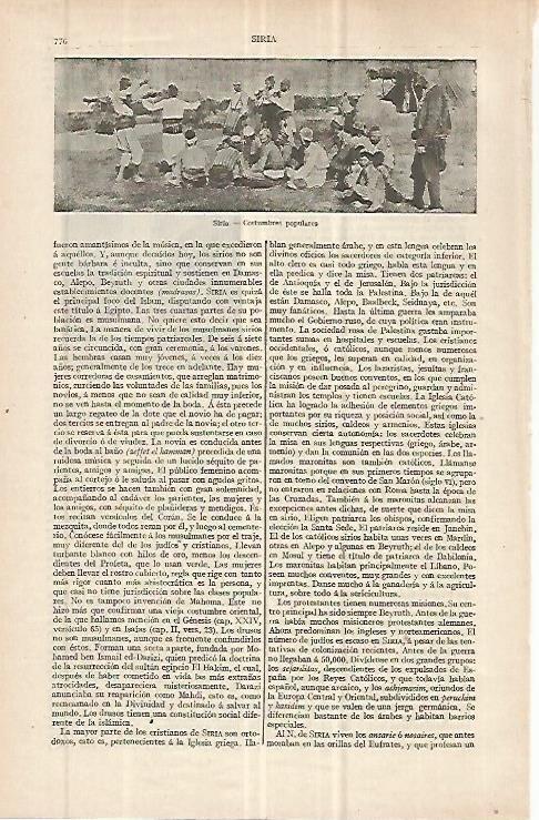 LAMINA ESPASA 33082: Folklore de Siria
