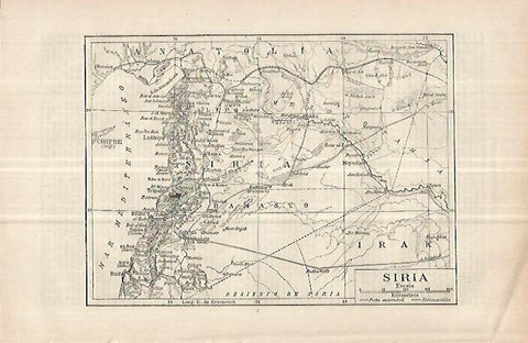 LAMINA ESPASA 33081: Mapa de Siria