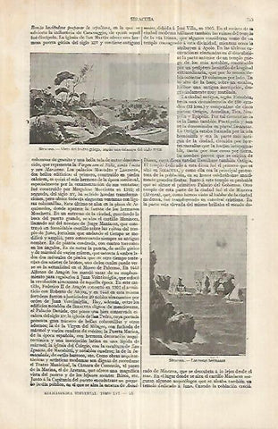 LAMINA ESPASA 33075: Teatro griego y rocas hermanas en Siracusa, Sicilia
