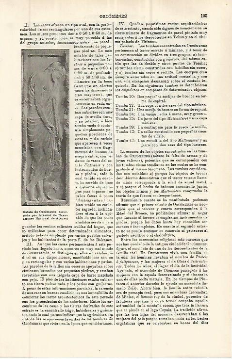 LAMINA ESPASA 32747: Estela de Orcomenes