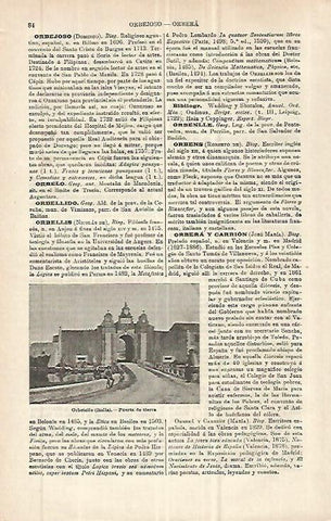 LAMINA ESPASA 32740: Puerta de Tierra en Orbetello, Italia