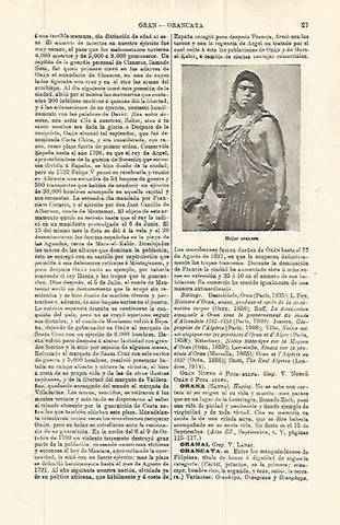 LAMINA ESPASA 32734: Mujer de Oran