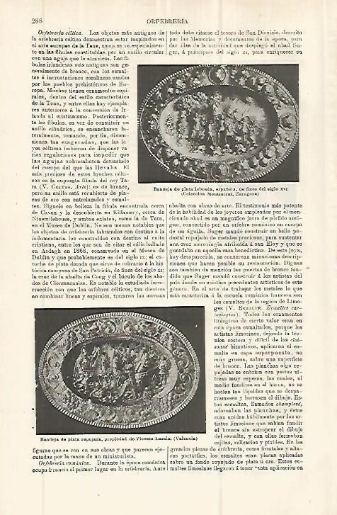 LAMINA ESPASA 32762: Bandejas de plata del siglo XVI