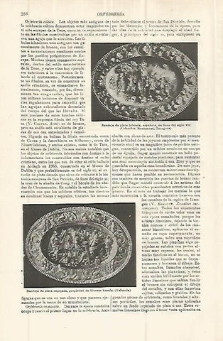 LAMINA ESPASA 32762: Bandejas de plata del siglo XVI