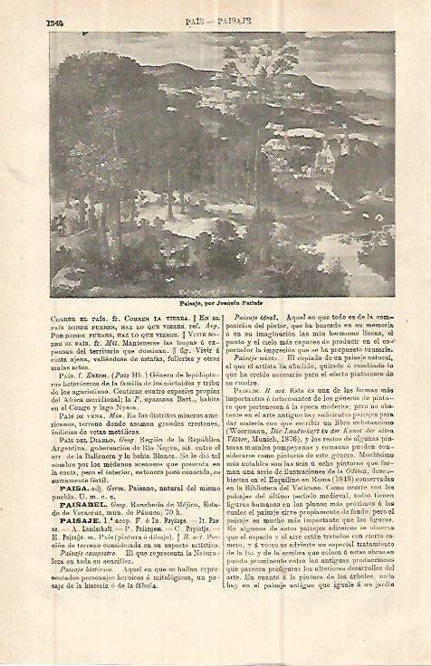 LAMINA ESPASA 32789:  Paisaje,por Joaquin Patinir