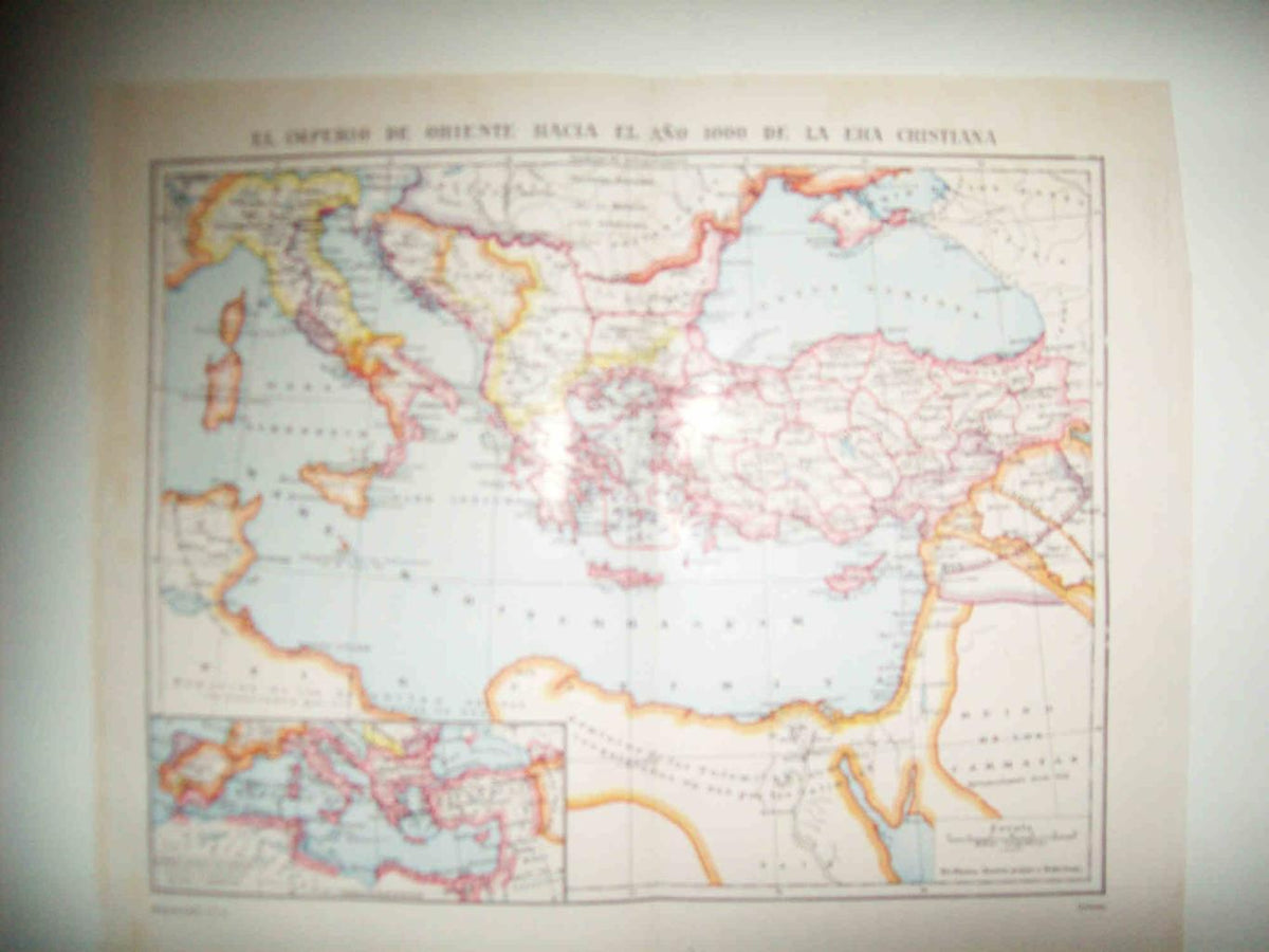 LAMINA ESPASA 32786: El imperio de Oriente en el año 1000