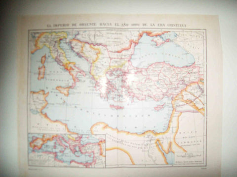 LAMINA ESPASA 32786: El imperio de Oriente en el año 1000